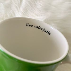 Kate Spade Live Colorfully Green Mug